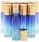 Rowiz 10pcs Essential Oils Roll on Bottles,10ml Refillable Empty Glass Rollerball Bottles with Golden Cap for Homemade Perfume Fragrance Aromatherapy Oils, Blue Gradient