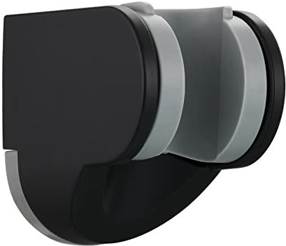 Tecmolog Brausehalter Schwarz Winkel Verstellbar Handbrause Halterung Duschkopf Wandhalterung ABS, ST01B