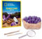 National Geographic - Kit de excavación de Piedras Preciosas fascinantes para niños con Amatista auténtica, Cuarzo y Ojo de Tigre, Kits de Ciencia educativos Stem para niños y niñas de más de 8 años
