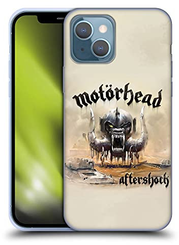 Head Case Designs Offizielle Motorhead Aftershock Plattencover Gelhülle [Militärischer Schutzgrad] Kompatibel Mit Apple iPhone 13 Und Kompatibel Mit MagSafe
