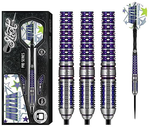 Shot Steel Darts Pro Series Ryan Murray 90% Tungsten Steeltip Darts Steeldart (24 Gramm)