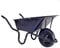 Builders WHEELBARROW 130kg / 85Ltr Toughened Metal Tray Ideal Heavy Duty Builders Gardeners Barrow 1 Wheel with All Terrain Pneumatic Tyre
