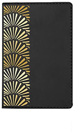 Exacompta - 510554E - Porte-cartes Amélie - Décors métallisés - Permet de ranger plusieurs cartes de transport ou de crédit - 7 x 10 cm - Coloris aléatoire