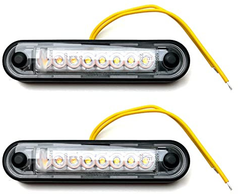 MelTruck® 2x LED Begrenzungsleuchte Positionsleuchte 12V 24V E9 für LKW PKW Anhänger