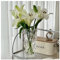 FUNSOBA Jarrones altos de cristal transparente para centros de mesa de flores decorativos de 8.6 pulgadas (tipo A transparente)