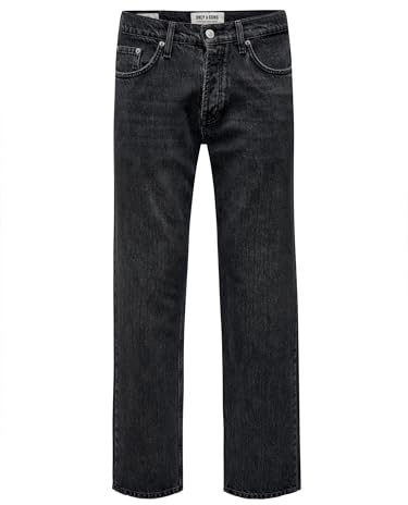 Only & Sons Male Normal geschnitten Jeans ONSEDGE Mid Rise Gerade geschnitten Jeans