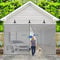 Zanzariera Magnetica per Porte Tenda Zanzariera Porta Ingresso Cortile 100x260cm Anti Insetti Traspirante Chiusura Automatica, Facile da installare, Grigio Nuova-Versione