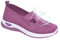 Moonyan Zapatillas ortopédicas para mujer | Mocasines sin cordones para mujer, zapatos ortopédicos antideslizantes para caminar, zapatos casuales, morado, 39 EU