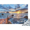 Foto-Puzzle Nach Maß - Strand und Meer - 1000 Teile Puzzle Für Erwachsene, Holz Puzzle Mit 300pcs (40x28cm)
