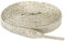 Anopo 2 Paia Lacci Glitter Piatti 10 mm Treccia Lacci di Ricambio per Scarpe Sportive Oro Chiaro Lunghezza 120cm