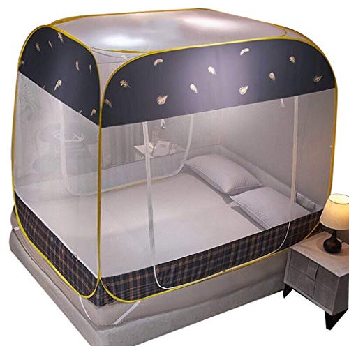 Faltbares Moskitonetz Ohne Installation Tragbare Reise Pop-Up Moskitonetze Faltbares Camping Zelt für Moskitonetze Einfache Kuppel Moskitonetze