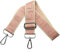 Schultergurt für Tasche Taschengurte zum Wechseln, Verstellbar Taschengurt Breit 3.8cm mit Silber Karabiner - Taschenband Schulterriemen Tragegurt für Handtaschen Damen, Rosa, K8