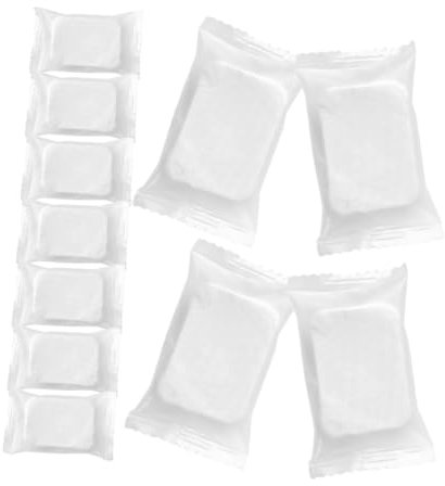 Komprimierte Gesichts Make Up Entferner Pads 50 Stück Weiß Vlies
