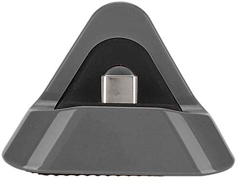 MUNEFE Support de Chargeur de commutateur, Station de Chargement Portable, Chargeur inférieur en métal pour fournir Une Alimentation électrique Pratique avec Adaptateur d'alimentation (Grey)