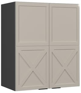 Vicco Hängeschrank Fame-Line, hängender Küchenschrank, GrauBeige, 60 cm