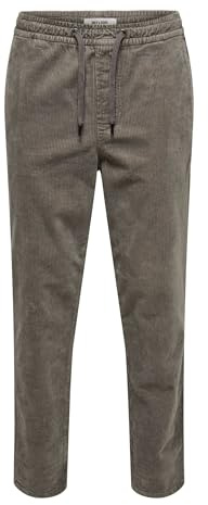 Only & Sons Trousers ONSLINUS Tapered fit Corduroy Trousers | Trousers