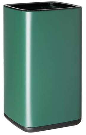 Bolero Square Waste Bin Green 7Ltr HX261