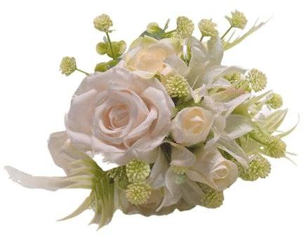 Avejjbaey Brautsträuße, künstliche Rosen, Brautsträuße für Hochzeitszeremonie, Jahrestag, Fotografie,
