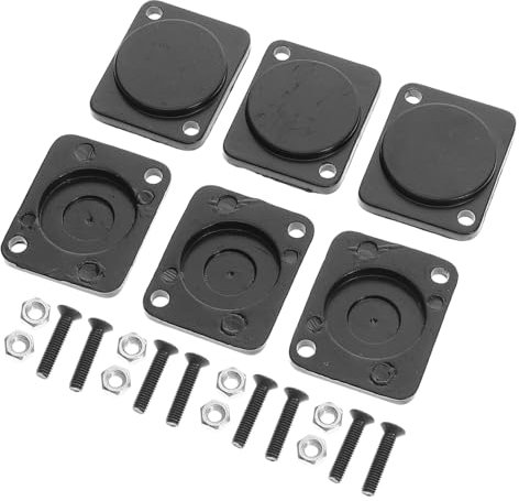 SHINEOFI 20pièces Plaque Murale Métal Pré-percée pour Câbles Ethernet Châssis Et Montage Panneau Panneau Métallique Vierge Lot