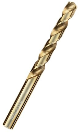 luwiscook HSS 5% Cobalt Jobber Drill Bit Set, 11mm 1pc M35 Twist Drill Bits, 135° for Stainless Steel, Hard Metals, Cast Iron, Aluminium and Copper, Stored in A Plastic Box