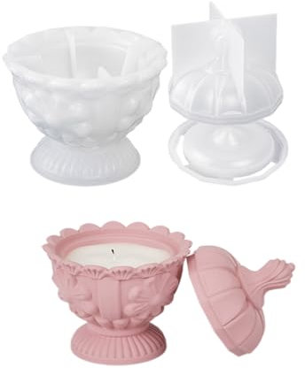 Kerzenglas Silikonform Diys Beton Zement Kerzenschale Herstellung Schimmel Schmuckschachtel Gips Epoxidharzform Home Decors Aufbewahrungsbox Form