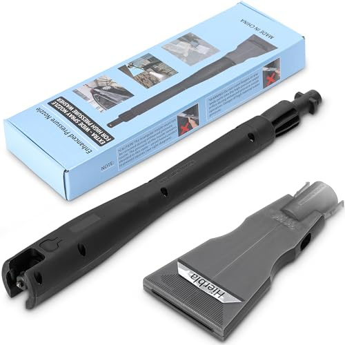 Verbesserte Hochdruckdüse, Ersatzdüse für Hochdruckreiniger, extra breite Sprühdüse mit Schnellanschluss für Kärcher K2-K4 Hochdruckreiniger, ideal für die Reinigung von Einfahrten,Terrassen und Autos
