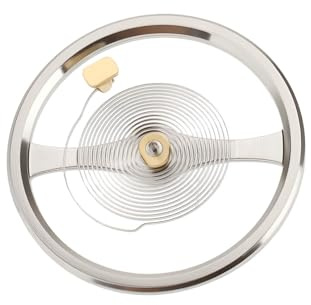 SG Store Unruh aus Einer Legierung mit Spiralfeder Kompatibel mit NH35- Und NH36-Uhrwerken