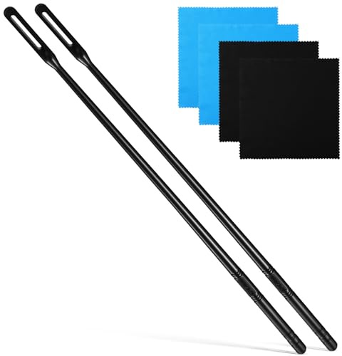 2 Stück Flötenreinigungsstäbchen für Flöte und Kopfstück, Kunststoff | Pflege für Tägliche Reinigung, Glatte Oberfläche, Tücher und Swabs, für Schüler und Musiker