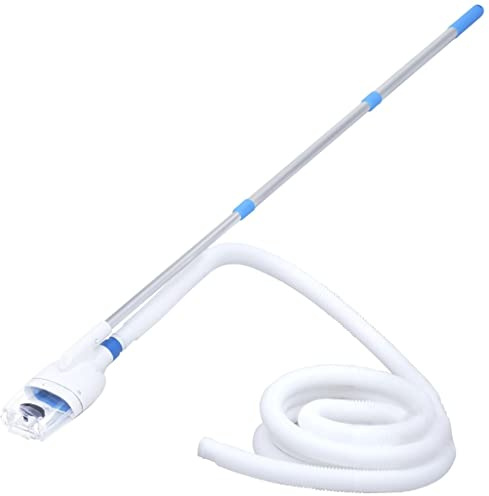 Ordellia Aspirateur de piscine pour piscine hors sol en ABS, tuyau de 5 m, raccord de 32 mm, 4 adaptateurs, avec barre télescopique, convient pour piscine, spa, jacuzzi, sol, mur et coins, nettoyage