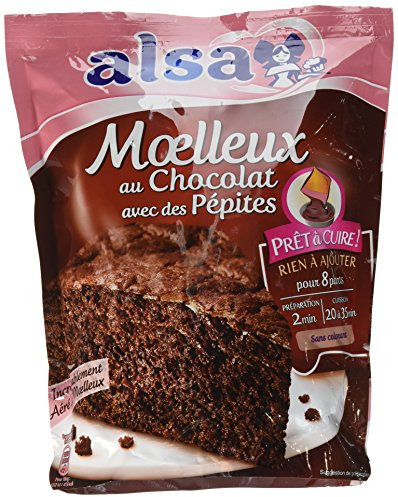 Alsa Préparation à Cuire Gâteau Moelleux Chocolat 500 g