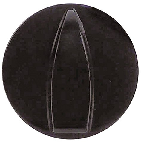 Mazzer Knebel per macinacaffè MAJOR, MINI, SUPER-JOLLY, LUX Ø 42 mm simbolo con treccia zero per asse 4 x 4 mm nero