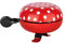 URBAN ZWEIRAD Fahrradklingel/Fahrrad Glocke Big Mama (groß), Klingel für Hollandrad oder Damenfahrrad (rot mit Polka Dots)