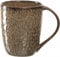 Leonardo Matera Keramik-Tasse 1 Stück, spülmaschinengeeignete Kaffee-Tasse, 1 mikrowellenfeste Tee-Tasse, Becher mit Glasur, beige 430 ml, 018538