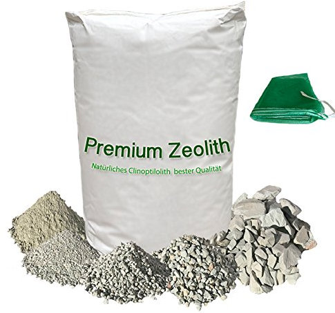 25 kg Zeolith 2,5-5 mm + 2 Filtersäcken