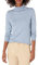 Amazon Essentials Jersey de Cuello Vuelto, Manga Larga, Ligero y de Ajuste Clásico (Disponible en Tallas Grandes) Mujer, Azul Añil Mezcla, M