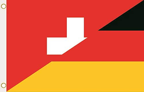 U24 Flagge Fahne Schweiz-Deutschland 90 x 150 cm