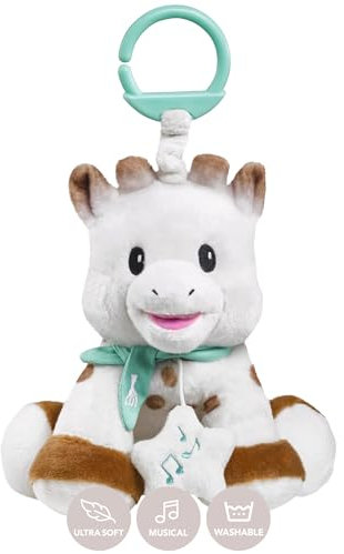 Sophie la Girafe - Peluche Musicale avec Boite à Musique 20 cm, 010338, Multicolore