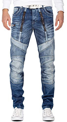 Cipo & Baxx Herren Jeans CD576-bans Blau W34/L32