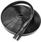 QPN Cubierta de tornillo de vinilo negro de 5/8 pulgadas para remolques de viaje para caravana (35 pies, negro)