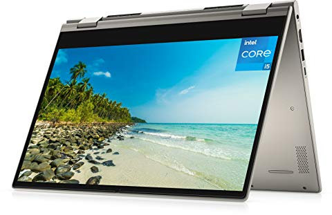 DELL 2021 Newest Inspiron 14 2-in-1 HD Touchscreen Laptop, 11th Gen Intel Core i5-1135G7, 16GB DDR4 Memory, 512GB PCIe SSD, Webcam, Online Class Ready, HDMI, WiFi, Win10 Home, Dune Silver