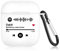 Personalisierte Airpods Hülle 2&1 mit Eigener Musik Spotify Code Bedrucken Silikon Stoßfest Tragbar Airpods Case Schutzhülle Geschenk Freund Frauen Mann Geburtstag Weihnachten Valentinstag