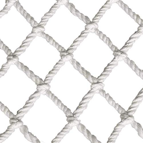 DHGTEP Katzennetz Transparent Balkonnetz für Katzen Katzennetz Fenster Treppen Balkon Zaun Fallschutz Sicherheitszaun Weißes Nylon Netz Zaun (Size : 4x6m)