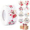 FLOFIA 500 Stk Spanisch Weihnachten Aufkleber Feliz Navidad 4CM Rund Etiketten Stickers Weihnachtsmann Selbstklebend Weihnachtsaufkleber für Xmas Geschenkverpackung
