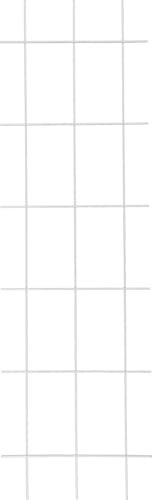 TrendLine Spaliergitter 150x45cm weiß Rankgitter Spalier Kletterhilfe