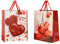 Moderne Geschenktüten Herzen und Liebe mit Glitzer im 4er Set Abmessung 26x32x12cm