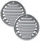 Vent Systems Cubierta de ventilación de acero galvanizado de 10 cm – Paquete de 2 – Rejilla de ventilación de aire redonda – Pantalla de insectos – Ventilación HVAC para baño, oficina en casa, cocina