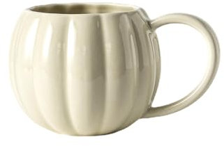 SurLaZ Tazza Da Caffè In Ceramica Con Zucca, Forma Di Tazza Di Zucca Di Halloween, Tazza Da Caffè In Ceramica, Tazza Da Latte, Divertente Tazza Autunnale, Regalo Per La Festa Di Halloween (B)