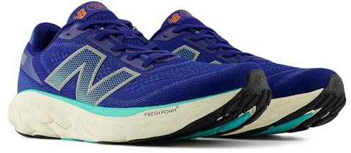 New Balance Men's Fresh Foam X 880 V14 Running Shoe, Inkwell/Cyber Jade/Dark Silver Metallic, 44 EU