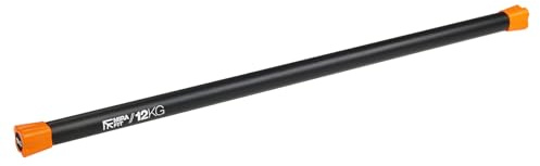 Mirafit Aerobic Weighted Body Bar - Padded Weightlifting Barbell For Gym Studio and Home Training