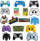 LOMYLM Shoe Decoration Gaming Charms Clogs Accessories PVC Cartoon Gaming Pattern Shoe Charms for Kids Boys (Set of 17)